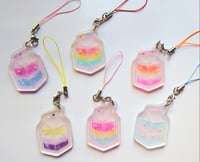 Image 2 of Queer Milk Drinks Acrylic Phone Charms [PRE-ORDER]