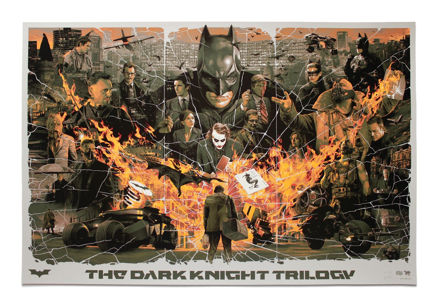 Image of Dark Knight Trilogy Purging Fire Variant