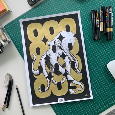 Image of Golden Poster 000 000 000 003