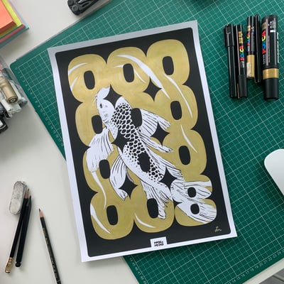 Image of GOLDEN POSTER 000 000 000 008