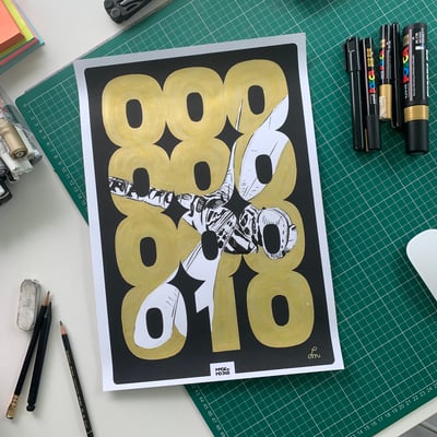 Image of GOLDEN POSTER 000 000 000 010