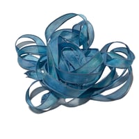 Image 2 of 1PC.  PARADISE  42" Hand dyed finished edge Habotai silk ribbon