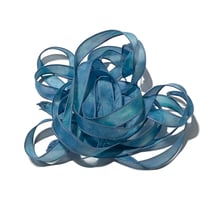 Image 3 of 1PC.  PARADISE  42" Hand dyed finished edge Habotai silk ribbon