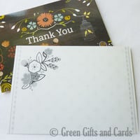 Image 4 of 20 Flat "Thank You" Wedding Note Cards