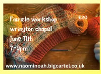 Image 1 of Fairisle workshop wrington chapel June 11th 7-9 pm