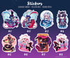 Stickers - Genshin Impact - Helluva Boss - Hazbin hotel