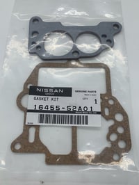 Image 1 of New Nissan carb gasket set for Pao, Be-1, K10 Micra/March and S-Cargo.