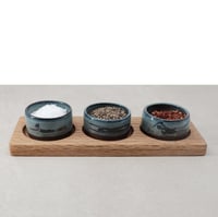 Image 1 of Swimmers Condiment Server Set