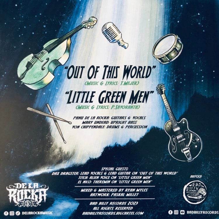 DE LA ROCKA - OUT OF THIS WORLD (feat. DAX DRAGSTER) 7" EP