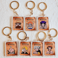 ONE PIECE WANTED POSTER CHARMS