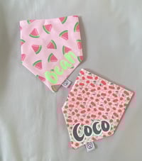 Image 1 of Cherries / Watermelons Personalised Bandanas
