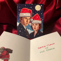 Image 1 of Santa Claus is OUT THERE Christmas CARD!