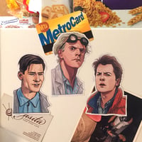 Image 1 of DOC, MARTY & GEORGE Fridge Magnet 3 Pack SET!