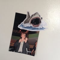 Image 6 of JAWS Open Mouth FRIDGE MAGNET