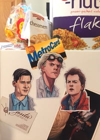 Image 2 of DOC, MARTY & GEORGE Fridge Magnet 3 Pack SET!