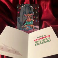 Image 1 of SALACIOUS Christmas CARD!