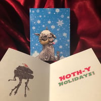 Image 1 of TAUNTAUN CHRISTMAS CARD!