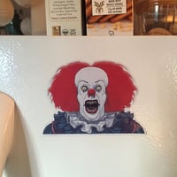 Image 1 of PENNYWISE 1990 Demon Fridge MAGNET!