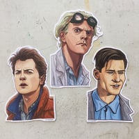 Image 1 of BttF Waterproof Sticker SET!