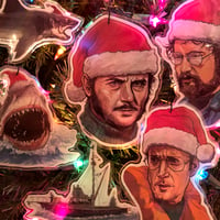 Image 2 of JAWS Christmas ORNAMENT 6 Pack SET!