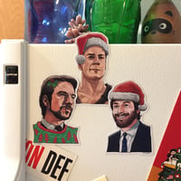 Image 1 of DIE HARD Christmas Fridge Magnet 3 PACK!