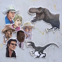 Image 1 of JURASSIC Lil' Sticker SET!