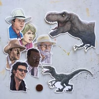 Image 2 of JURASSIC Lil' Sticker SET!