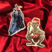 Image 4 of PRECIOUS/GREY WIZARD Christmas Ornament 2 PACK COMBO!