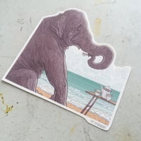 Image 2 of ELEPHANT'S TEACUP Waterproof STICKER!