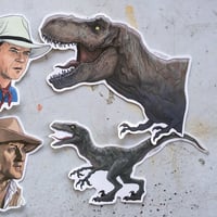 Image 4 of JURASSIC Lil' Sticker SET!