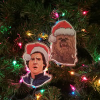 Image 2 of HAN/CHEWIE Christmas Ornament 2 PACK!