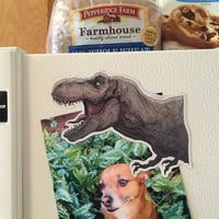 Image 1 of TREX Jurassic FRIDGE MAGNET