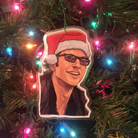 Image 1 of IAN Jurassic Christmas ORNAMENT!