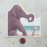 Image 4 of ELEPHANT'S TEACUP Waterproof STICKER!