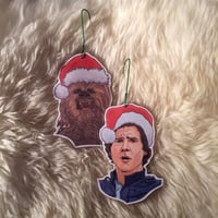 Image 4 of HAN/CHEWIE Christmas Ornament 2 PACK!