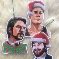 Image 3 of DIE HARD Christmas ORNAMENT 3 Pack Combo!