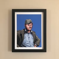 Image 2 of QUINT 8.5x11" Limited Edition JAWS PRINT!