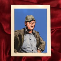 Image 3 of QUINT 8.5x11" Limited Edition JAWS PRINT!