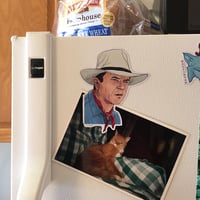 Image 4 of GRANT Jurassic Fridge MAGNET!