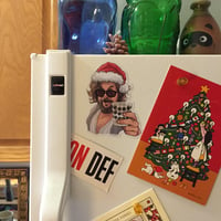 Image 3 of The DUDE Christmas Fridge Magnet!