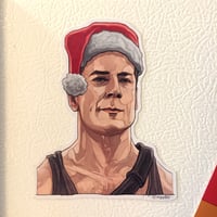 Image 2 of McClane Christmas Fridge Magnet!