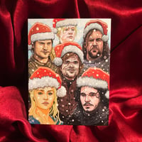 Image 4 of 10 PACK White Walker Christmas CARDS!