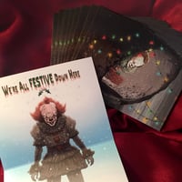 Image 1 of 10 PACK Pennywise 2017 Christmas CARDS!