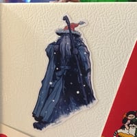 Image 5 of GREY WIZARD Christmas FRIDGE MAGNET!