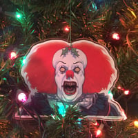 Image 1 of PENNYWISE 90 Demon Christmas ORNAMENT