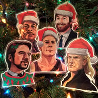 Image 1 of DIE HARD Christmas Ornamnet 5 Pack COMBO!