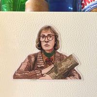 Image 3 of LOG LADY Fridge MAGNET