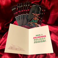 Image 2 of 10 PACK SALACIOUS Christmas CARDS!