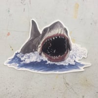 Image 1 of JAWS Open Mouth STICKER