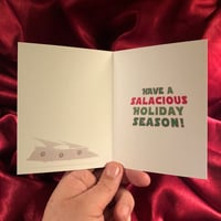 Image 4 of 10 PACK SALACIOUS Christmas CARDS!